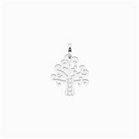 Charm Kidult in Stahl Cristallo 741248